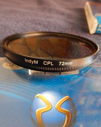 Filtro IndyM Polarizzatore CPL 72mm