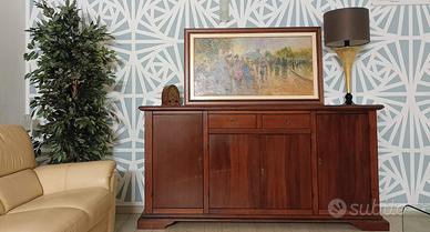 credenza legno arte povera