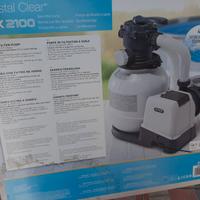 Piscina bestway+pompa sabbia intex sx2100