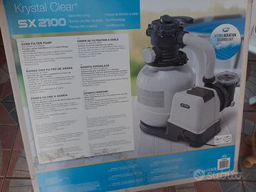 Piscina bestway+pompa sabbia intex sx2100