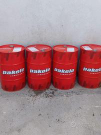 4 Fusti in metallo 60 litri vuoti - Ottime condizi