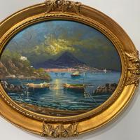 Quadro vintage a olio 