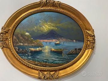 Quadro vintage a olio 