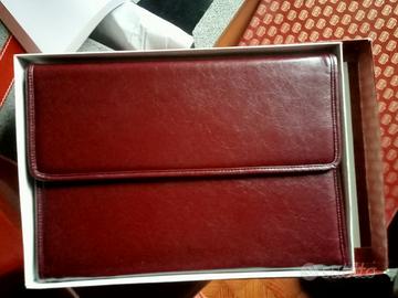 Cartella porta documenti pelle