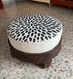 Tavolino pouf macina