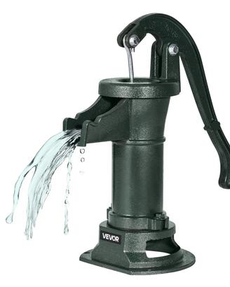 Pompa Manuale per Pozzo per Acqua in Ghisa Antica