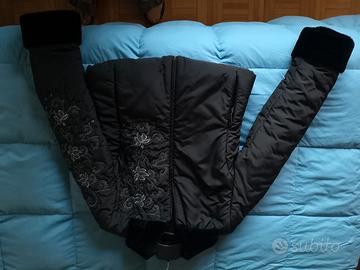 Giacca donna ricamata colore nero