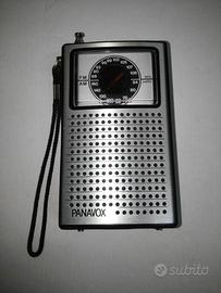 Mini Radio portatile marca Panavox vintage
