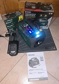 pompa d'aria e Compressore parkside + batteria e c