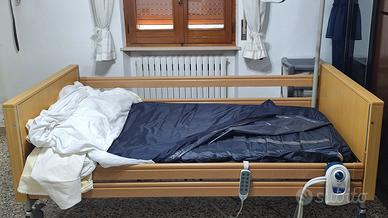 Letto elettrico con materasso antidecubito nuovo