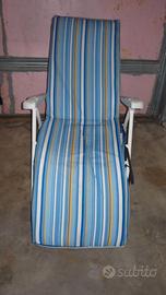 SEDIA SDRAIO PIEGHEVOLE  IMBOTTITA