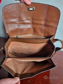 BORSA VINTAGE LUCERTOLA MARRONE