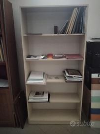 Libreria 5 ripiani color frassino