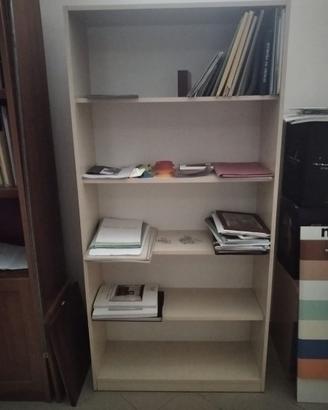 Libreria 5 ripiani color frassino