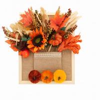 Vertical Fall Centerpiece in Country Chic Style