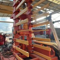 Impianto manufatti robot ascensore e discensore