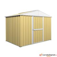 Box baracca lamiera Acciaio 275x175cm 4,81mq beige