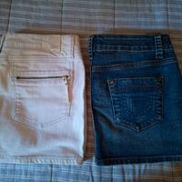 2 minigonne jeans per ragazza taglia 42
