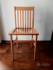 Set 4 sedie modello Milano designer Aldo Rossi