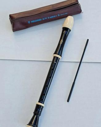 Flauto dolce contralto Angel con custodia