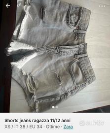 Shorts 11/12 anni zara