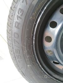 2 GOMME 155 70 R13 4 STAGIONI PARI AL NUOVO Accessori Auto In