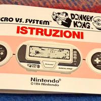 Game & Watch Nintendo Donkey Kong 3 manuale ita