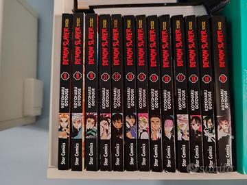 demon slayer da 8 a 20 +cartoline