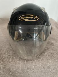 Casco Jet Spirit Nero Lucido - Taglia L