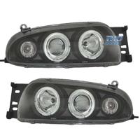 FARI FORD FIESTA 95-99 ANGEL EYES SFONDO NERO