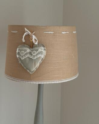 Lampada da terra stile shabby/country