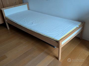 Letto Ikea SNIGLAR 70x160 + materasso