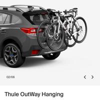 Portabici thule Out Way da portellone per 2 bici