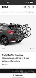 Portabici thule Out Way da portellone per 2 bici