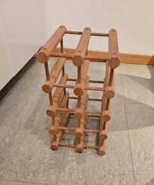 Portabottiglie in legno