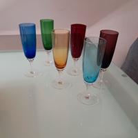bicchieri flut colorati