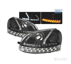FARI VOLKSWAGEN VW GOLF 5 03-08 LUCE DIURNA A LED 