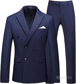 ABITO DOPPIO PETTO NUOVO CON CARTELLINO 6XL