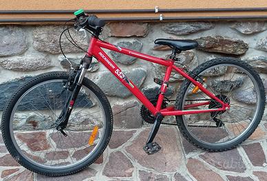 Bici MTB ROCKRIDER 5.1rossa 24''