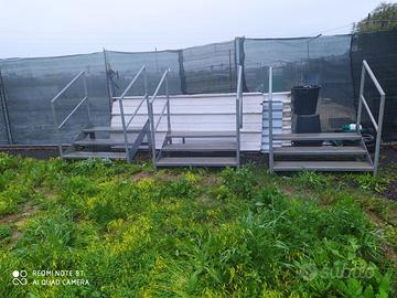 Scale in acciaio zingato