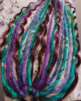 Afroelastici con trecce e dreadlocks