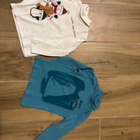 Set 4 maglie maniche lunghe collo alto