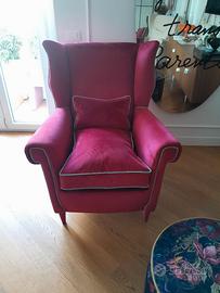 Poltrona Design "Wingback" - nuova