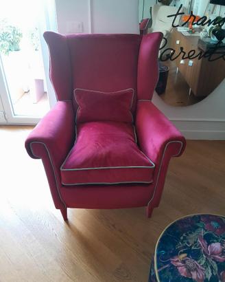 Poltrona Design "Wingback" - nuova