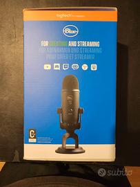 Blue Yeti USB – Nuovo, mai aperto