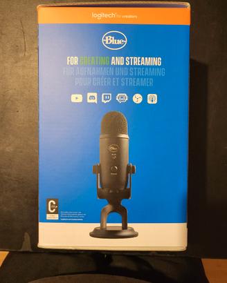 Blue Yeti USB – Nuovo, mai aperto