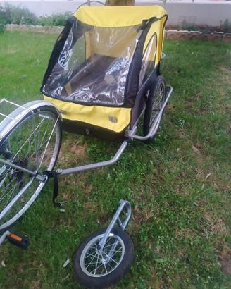 carrellino/passeggino x bici x bambini 