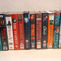 13 film William Shakespeare in inglese VHS