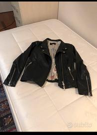 Giacca donna pelle nera Bully