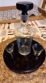 set da liquori in vetro